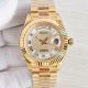 Copy Rolex Day-Date II White Roman Dial Diamond Bezel Gold President Band 41MM (2)_th.jpg